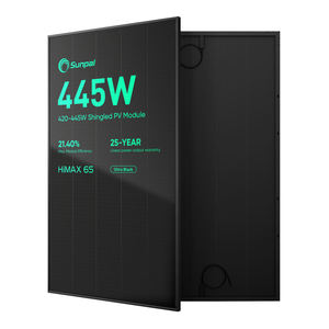 Sunpal Black Monocrystalline Solar Panel Monocrystalline Shingled 400W 420W 450W Solar Panel For Hom