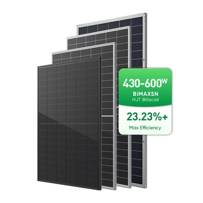 Hjt High Power Bifacial Double Glass Solar Panel 500W 550W 600W 650W 120 Cell PV Module