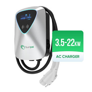 Sunpal Type 2 Ac Car Charger 10Kw 11Kw 12Kw 22Kw Wall-Mounted Ev Fast Charger For Home Use