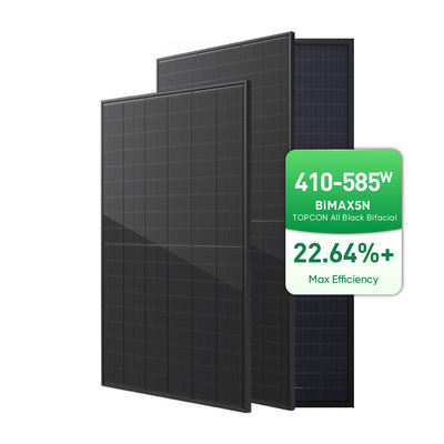Sunpal New Arrival All Black Photovoltaic 530W 540W 550W Double Glass Monocrystalline Bifacial Solar